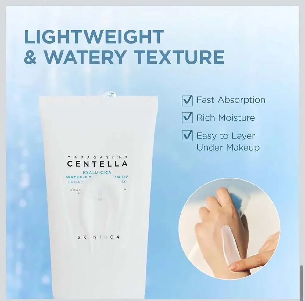 SKIN1004 Madagascar Centella Hyalu-Cica Water-Fit Sun Serum SPF 50 50ml